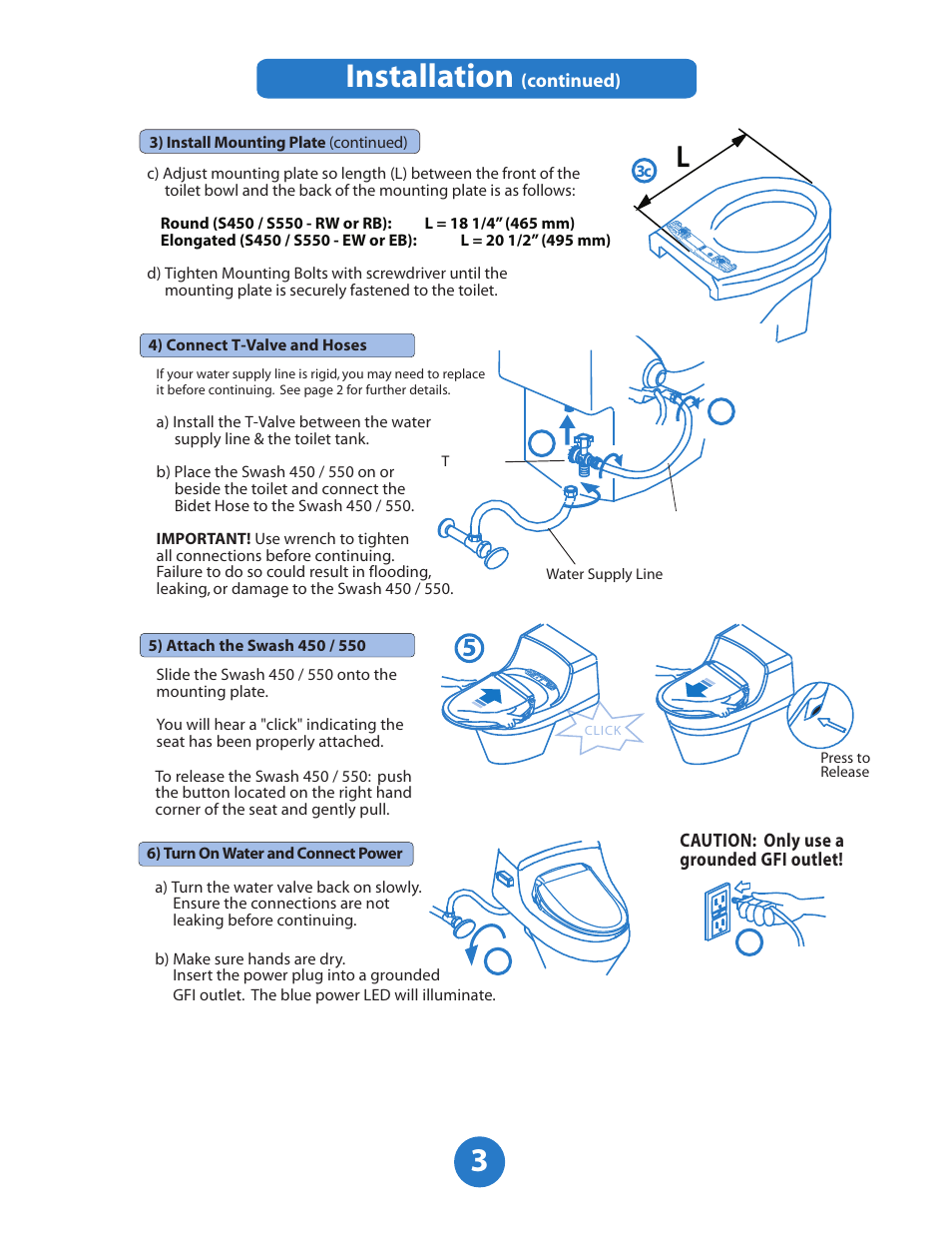 Installation | Brondell Swash 550 User Manual | Page 4 / 8