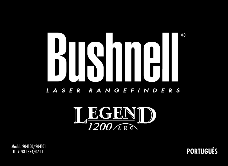 Português | Bushnell Legend 204101 User Manual | Page 117 / 140