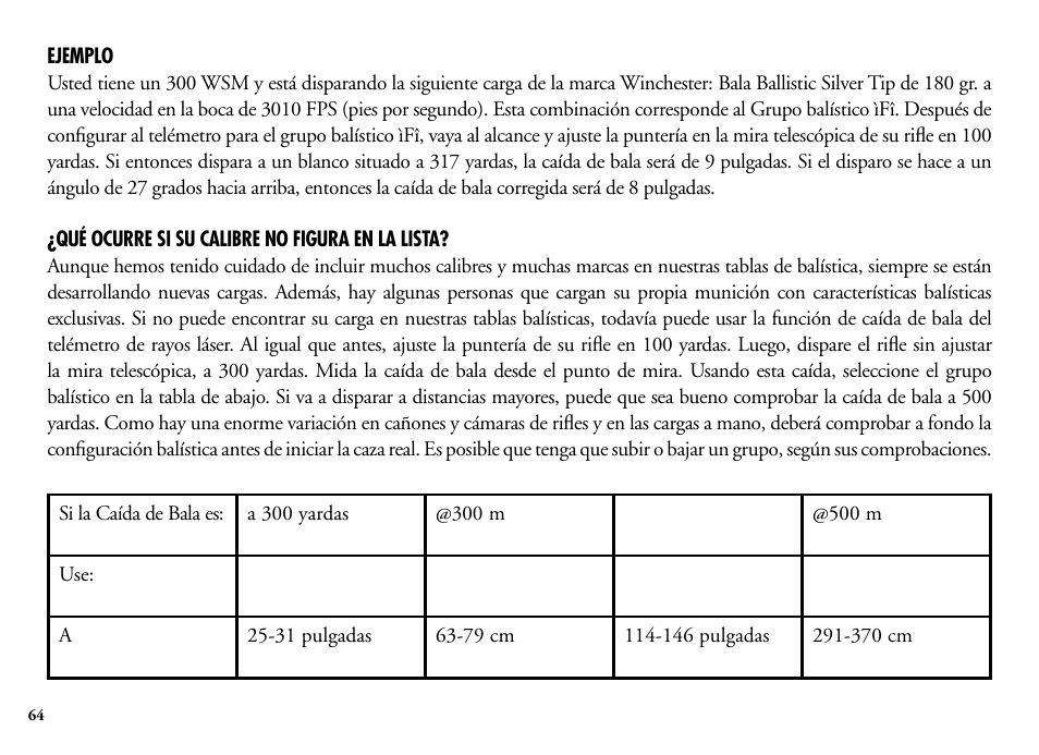 Bushnell Legend 204101 User Manual | Page 64 / 140