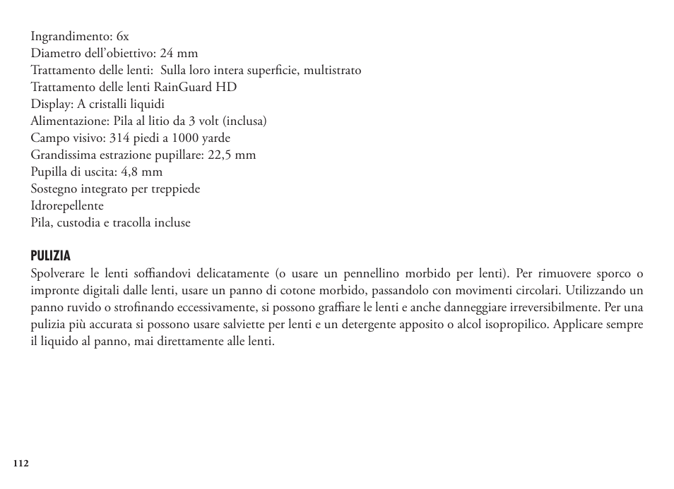 Bushnell Legend 1200 User Manual | Page 112 / 140