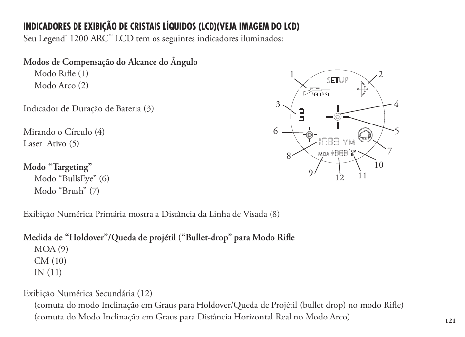 Bushnell Legend 1200 User Manual | Page 121 / 140