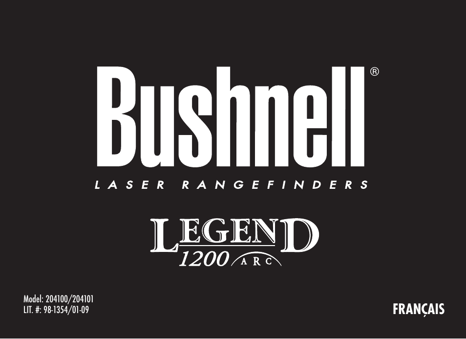 Français | Bushnell Legend 1200 User Manual | Page 25 / 140
