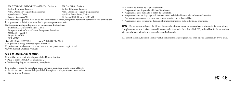 Bushnell Sport 202201 User Manual | Page 14 / 27