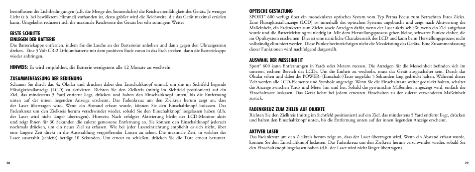 Bushnell Sport 202201 User Manual | Page 16 / 27