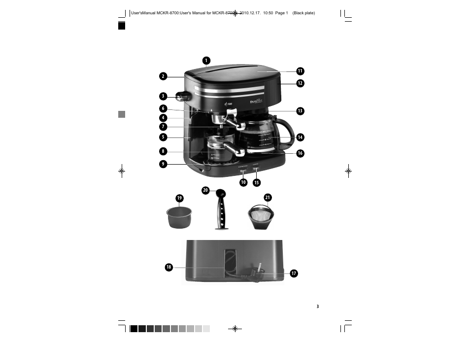 Dyras MCKR-8700N User Manual | 43 pages