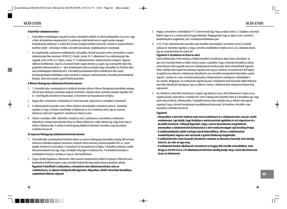 Mckr-8700n | Dyras MCKR-8700N User Manual | Page 42 / 43