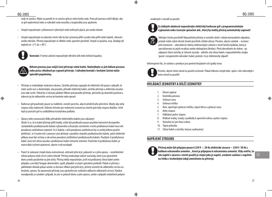 Bq-200s, Bq-200s cz | Dyras BQ-200S User Manual | Page 14 / 27