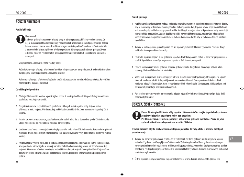 Bq-200s, Bq-200s cz | Dyras BQ-200S User Manual | Page 15 / 27