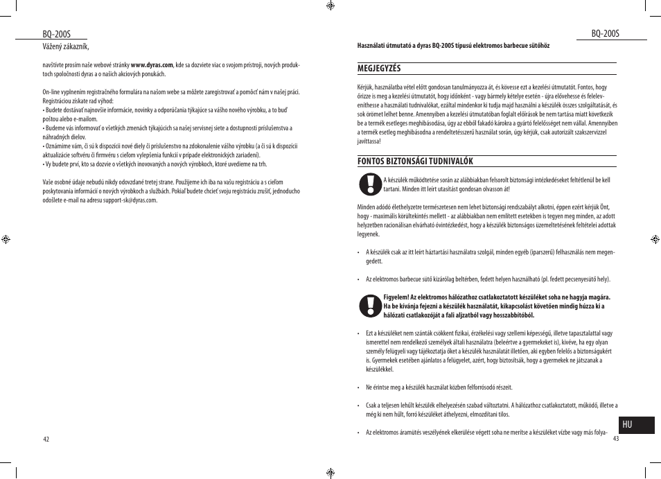 Dyras BQ-200S User Manual | Page 22 / 27