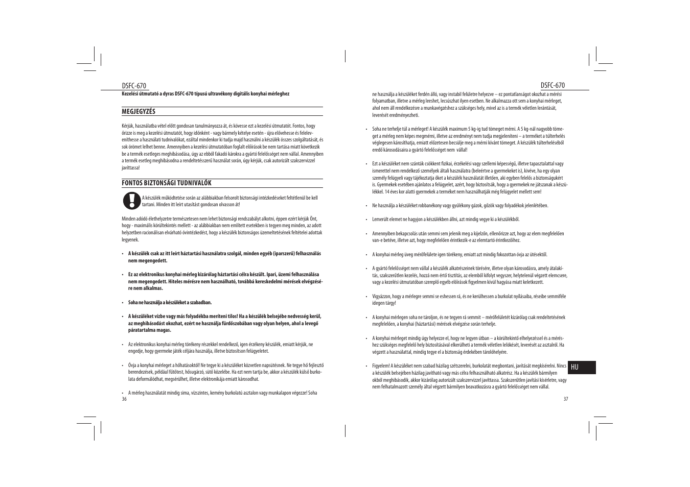 Dyras DSFC-670 User Manual | Page 19 / 27
