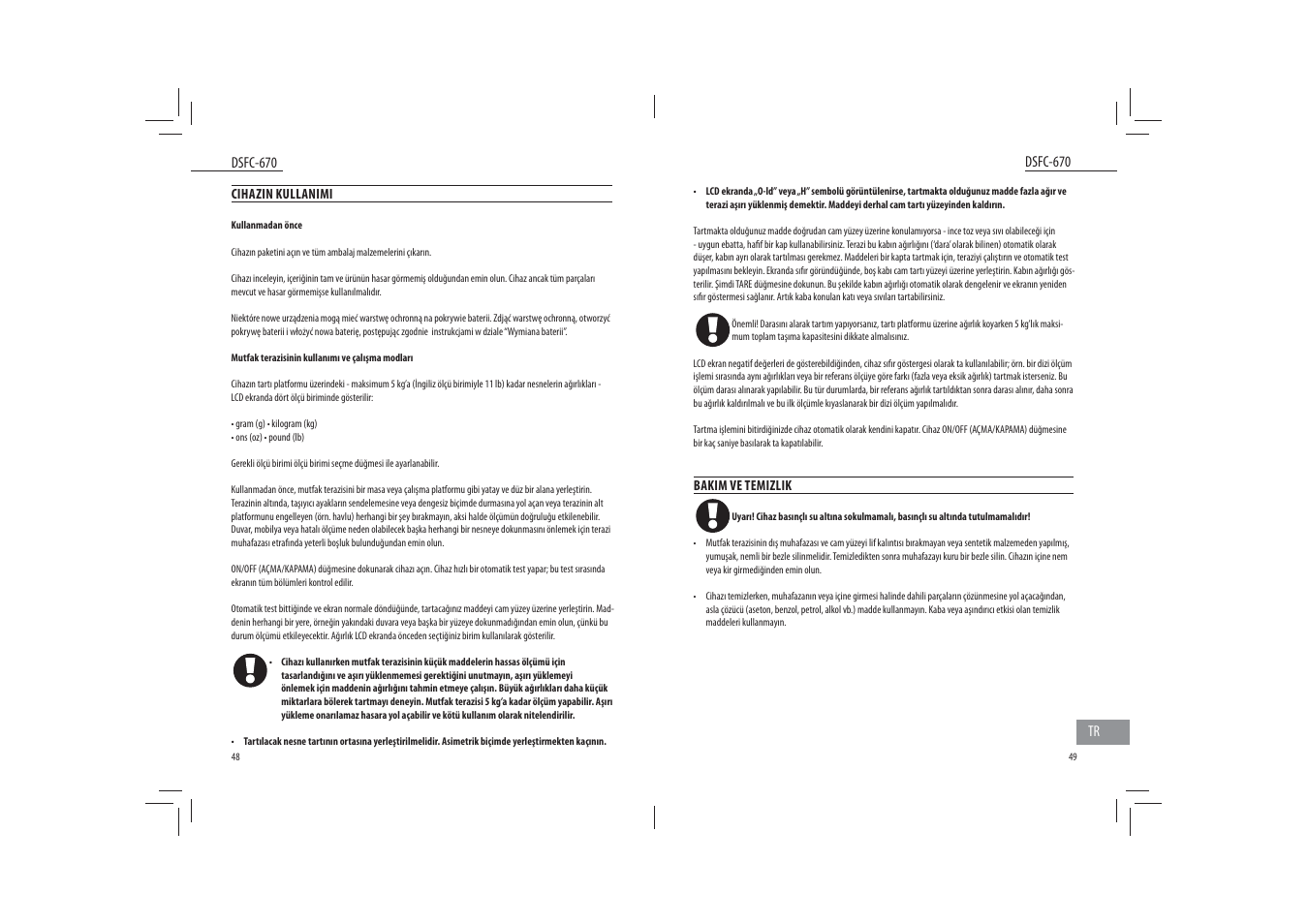 Dyras DSFC-670 User Manual | Page 25 / 27