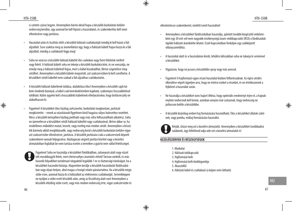 Dyras HTA-350B User Manual | Page 24 / 27