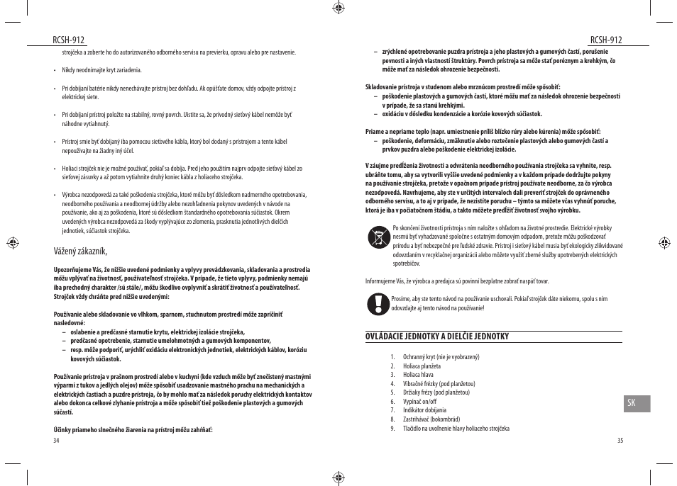 Dyras RCSH-912 User Manual | Page 18 / 27