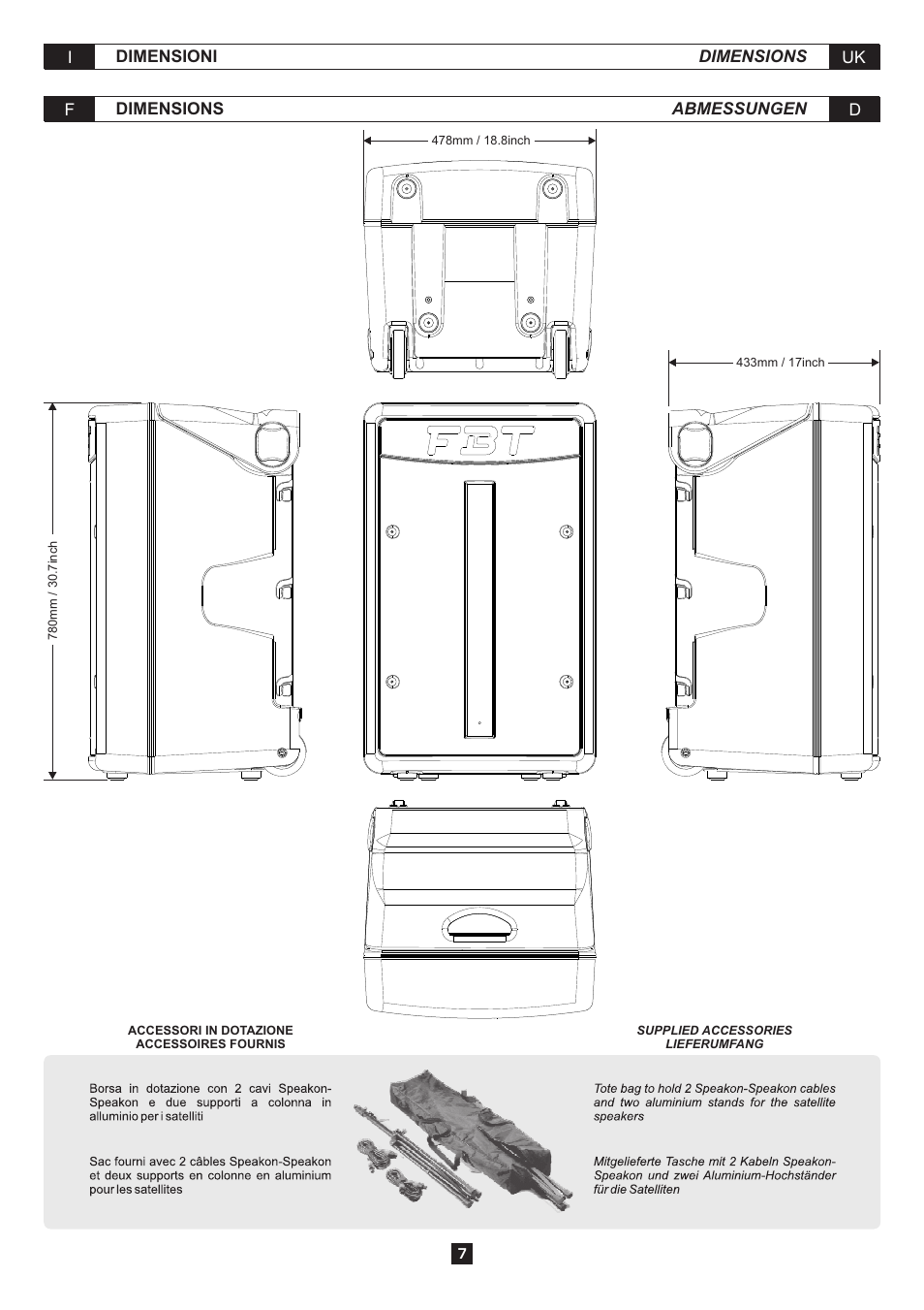 FBT AMICO10USB User Manual | Page 9 / 36