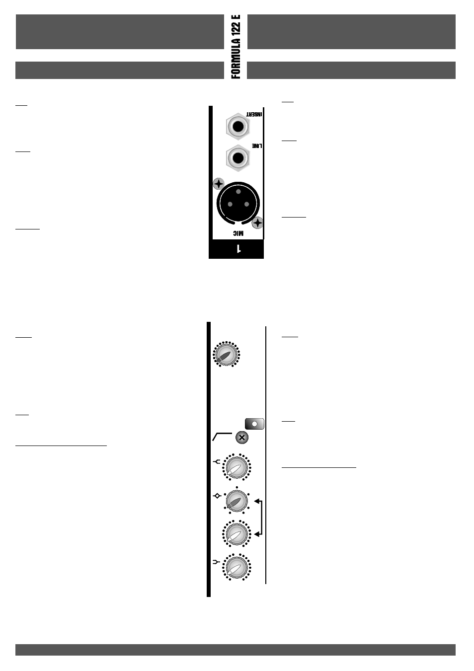 Italiano english | FBT FORMULA 122E User Manual | Page 14 / 56