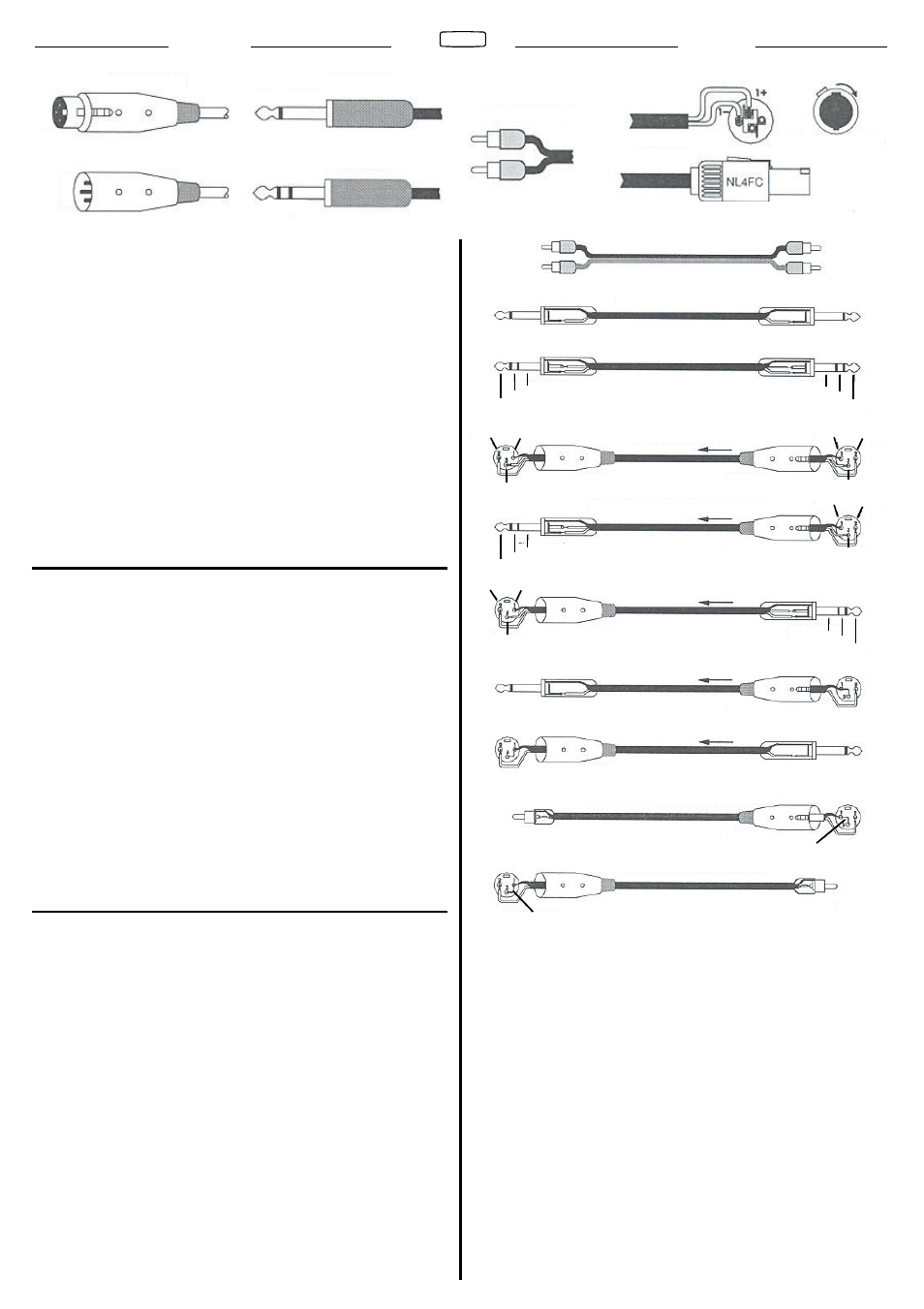 Connessioni connections branchements anschlüsse | FBT HIMAXX60A User Manual | Page 8 / 20