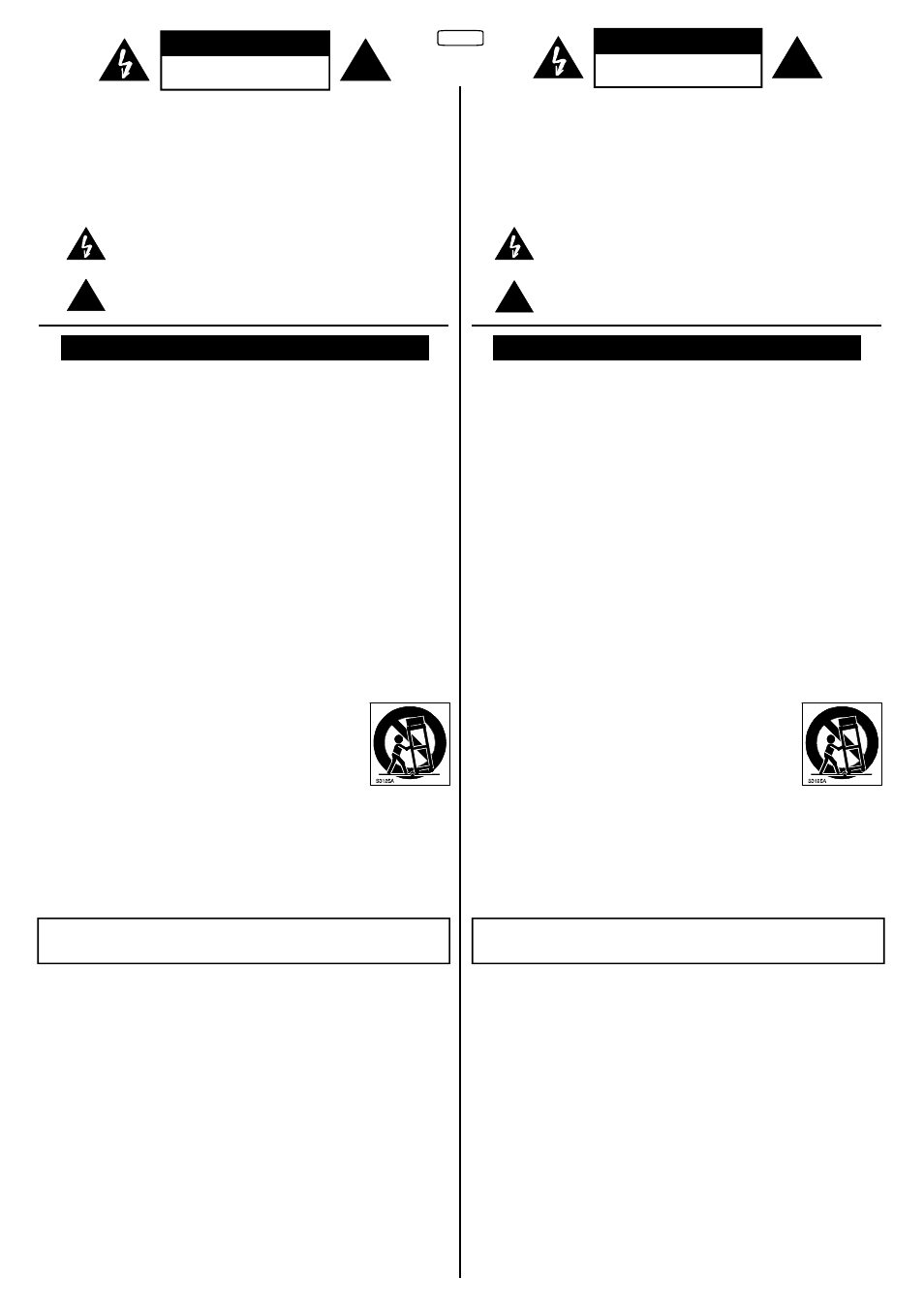 Attenzione, Warning, Importanti istruzioni di sicurezza | Important safety instructions, Precauzioni precautions | FBT HIMAXX40A User Manual | Page 2 / 16