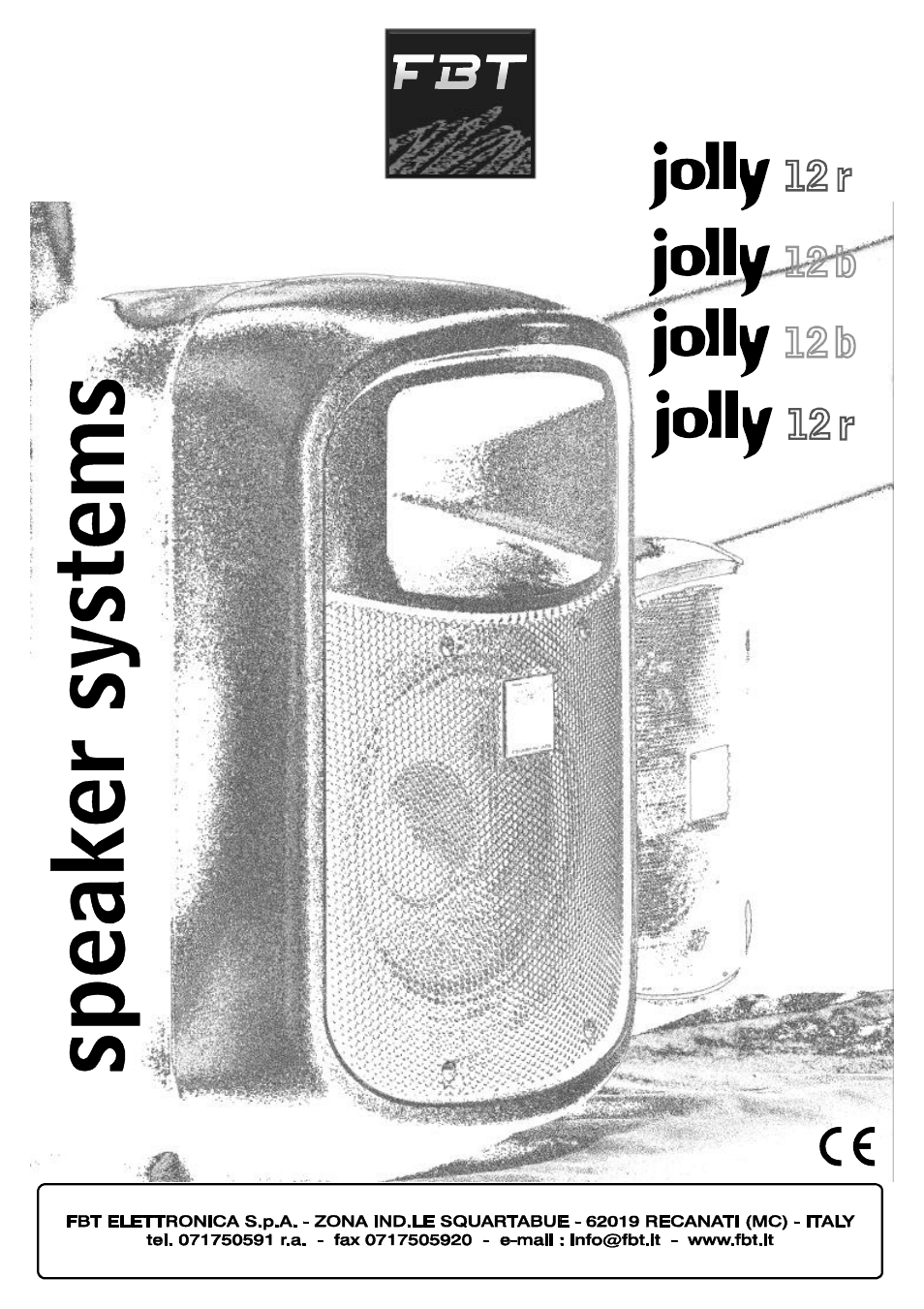 FBT JOLLY12 User Manual | 24 pages