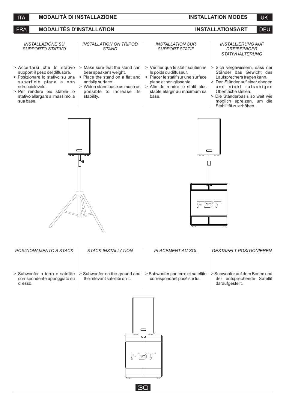 FBT VERVE 2012 User Manual | Page 32 / 44