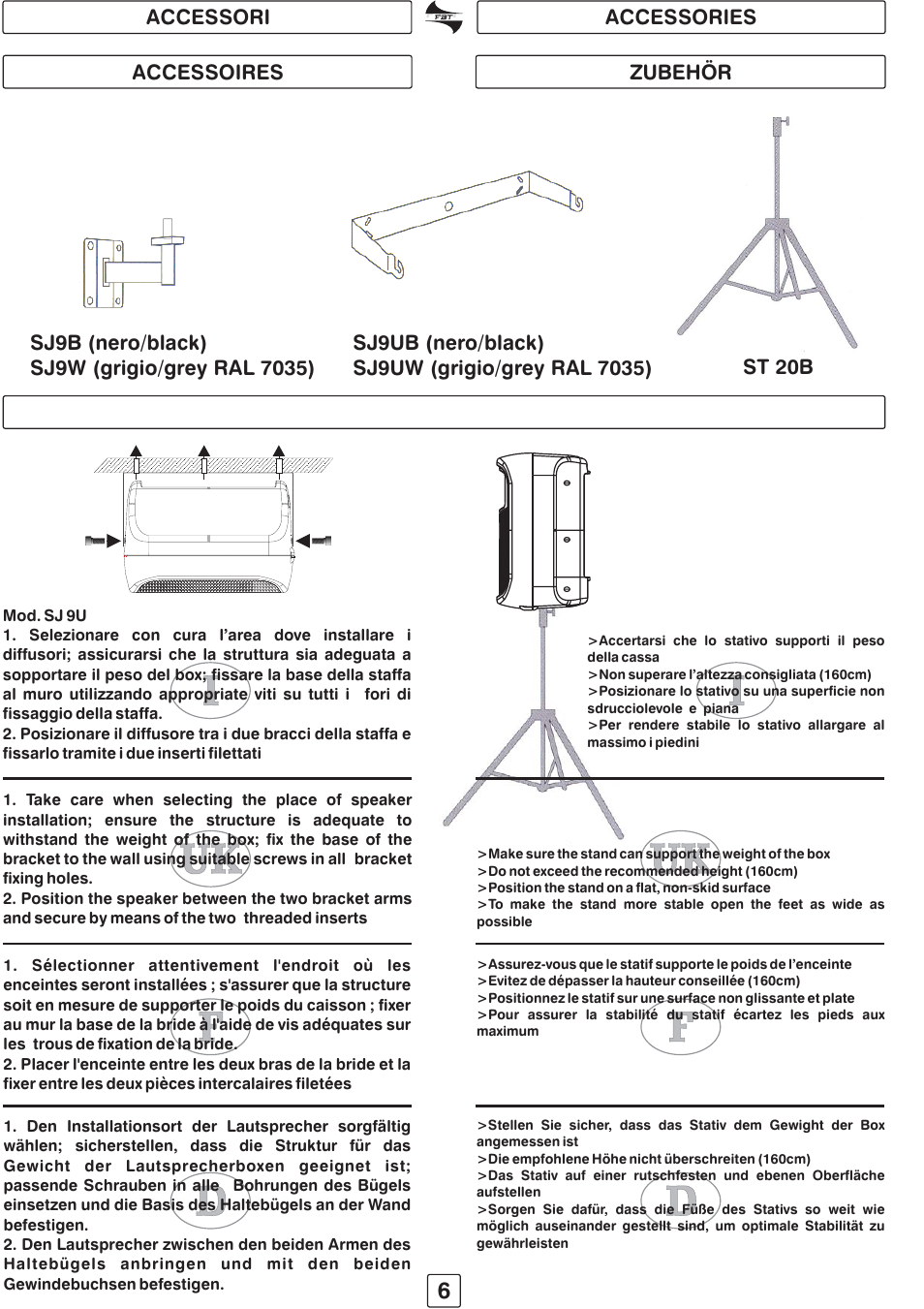 FBT STUDIO pro91 User Manual | Page 8 / 16