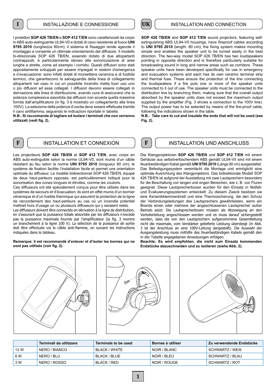 If f uk | FBT SOP 412 EN User Manual | Page 3 / 8