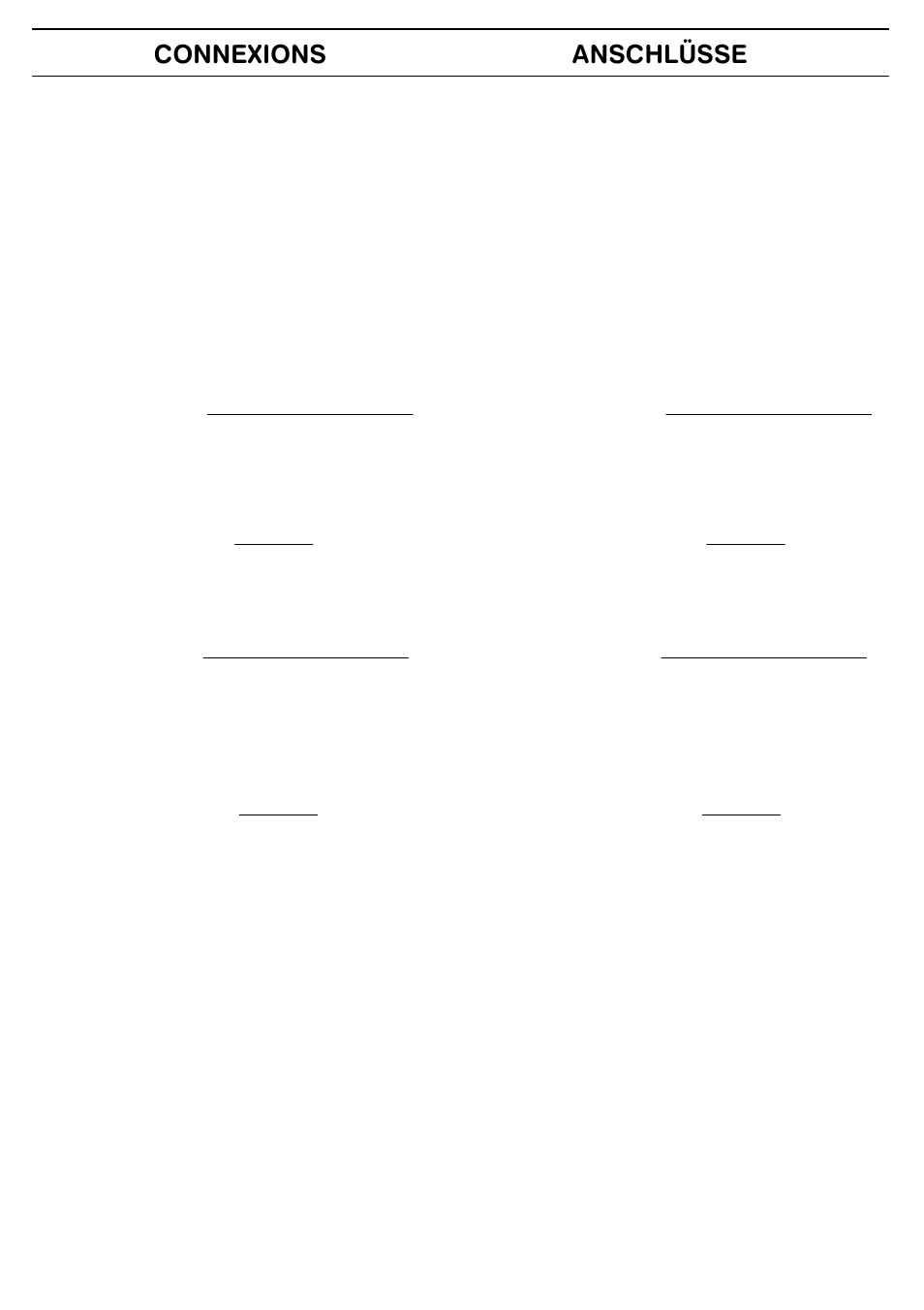 Connexions anschlüsse | FBT MMA 3240 User Manual | Page 21 / 36
