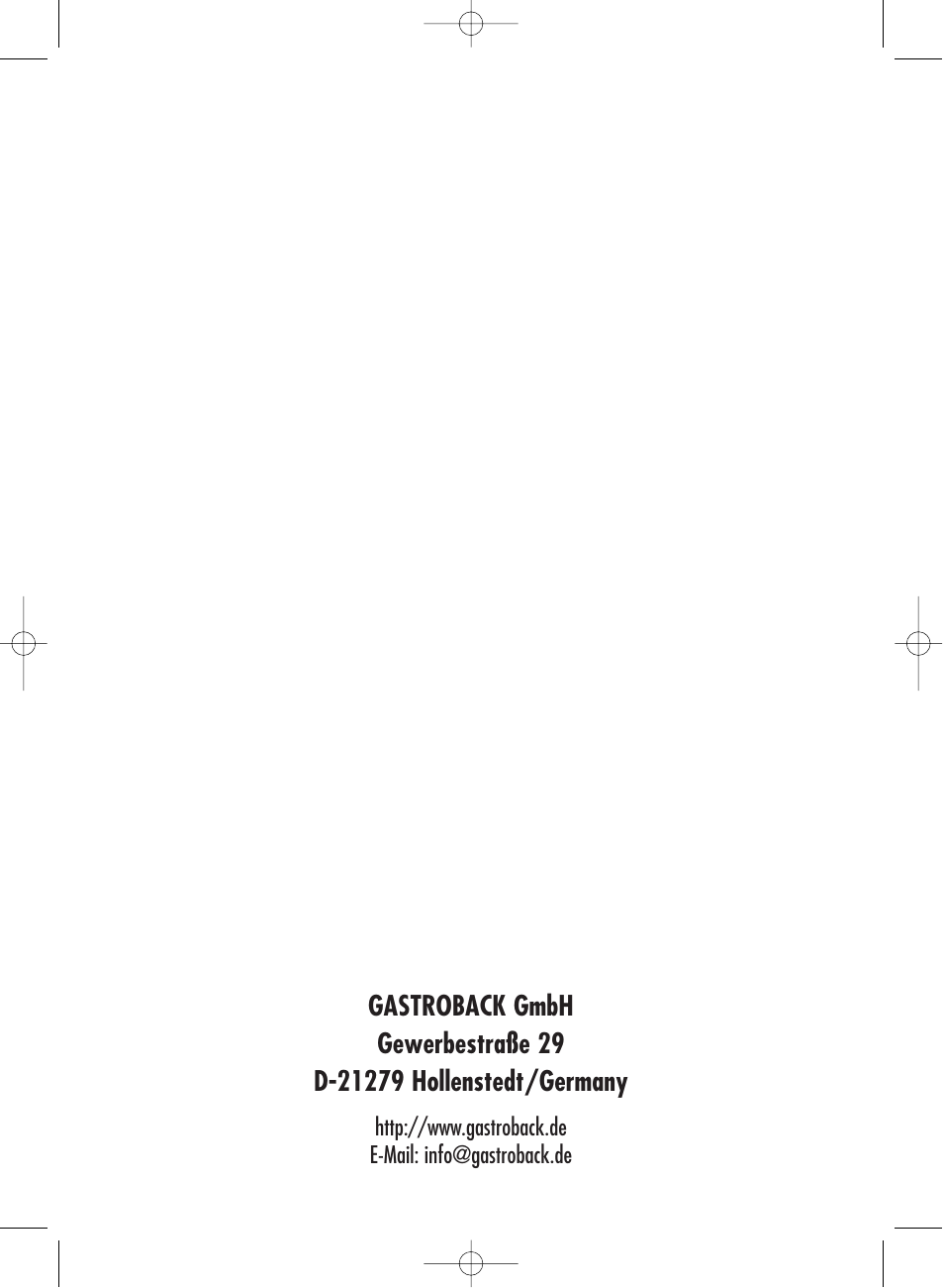 Gastroback 40980 Hand Mixer Home Culture User Manual | Page 11 / 11