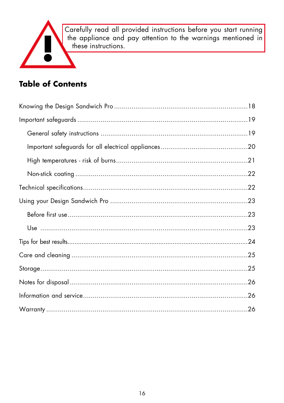 Gastroback 42433 Design Sandwich Pro User Manual | Page 2 / 12