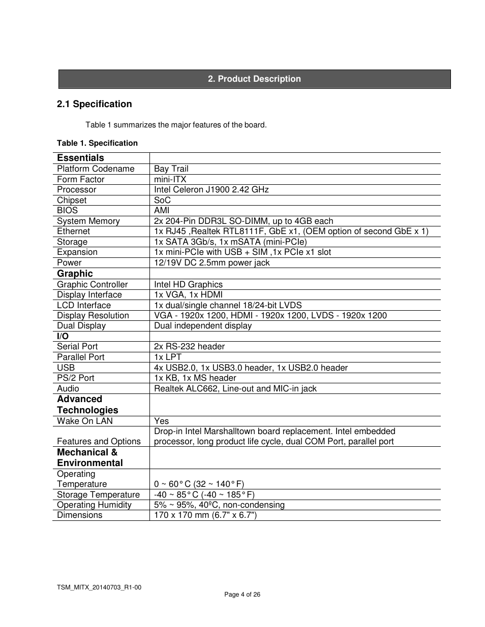 Habey MITX-6771 Owners Manual User Manual | Page 5 / 26