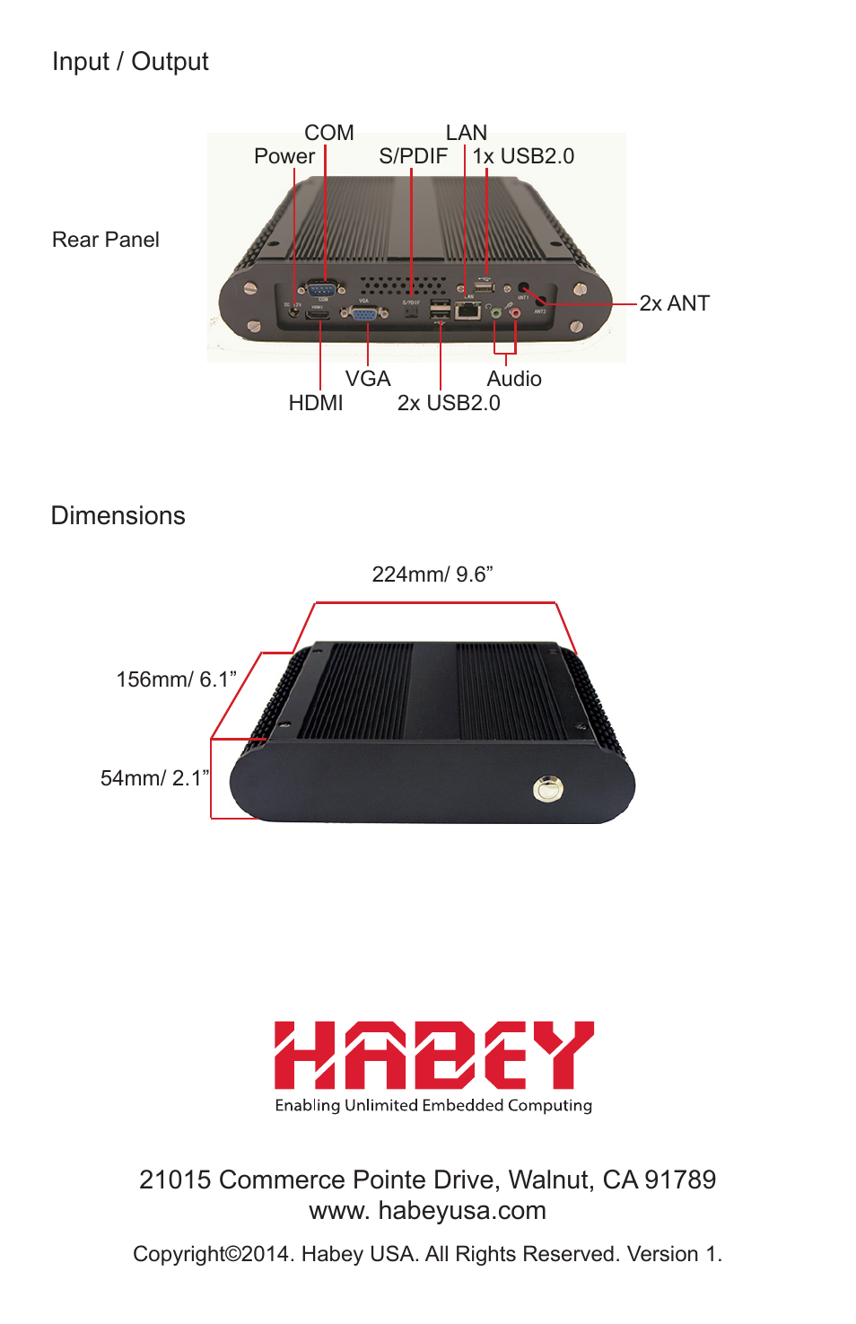 Habey BIS-6564 User Manual | Page 4 / 4