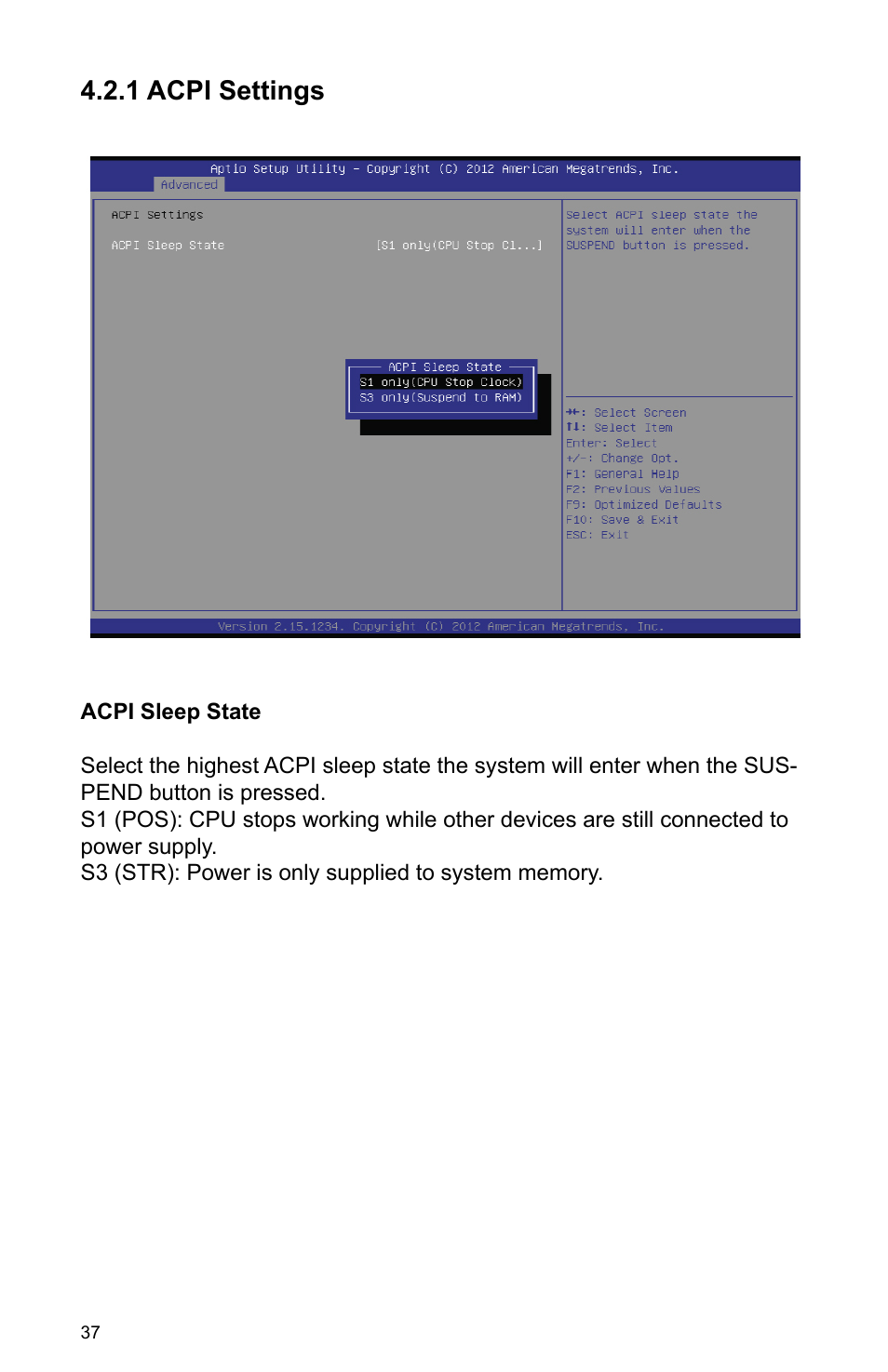 1 acpi settings | Habey PRO-6820 User Manual | Page 42 / 66