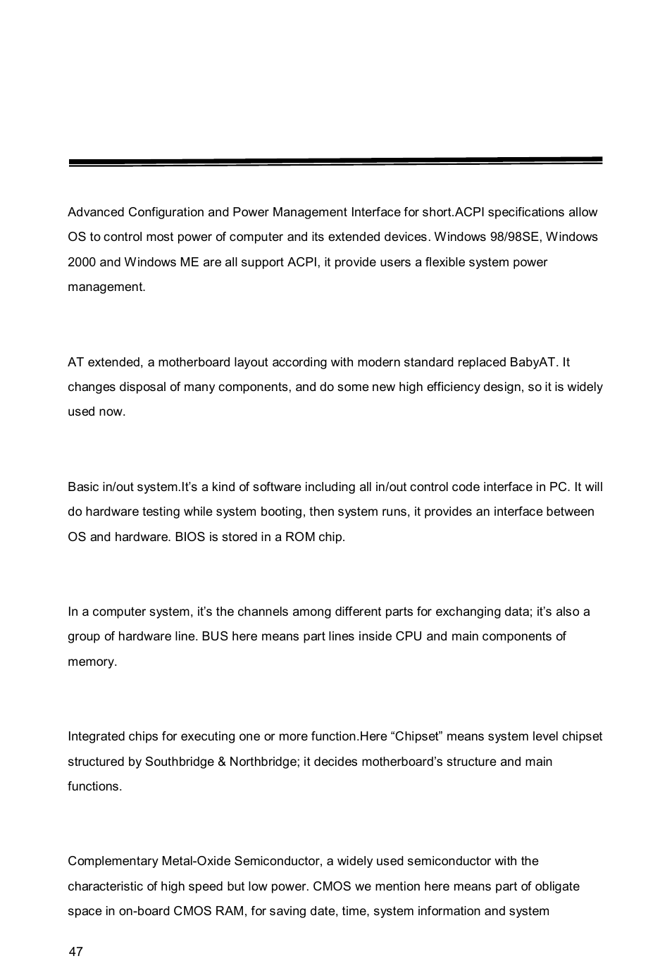 Appendix 4: glossary | Habey BIS-6650 User Manual | Page 53 / 56