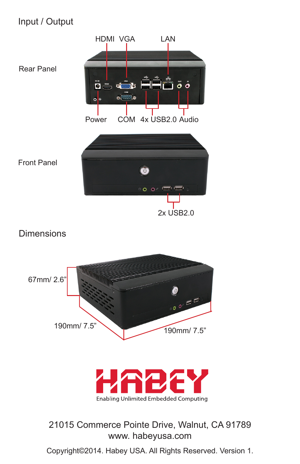 Habey BIS-6764 User Manual | Page 4 / 4