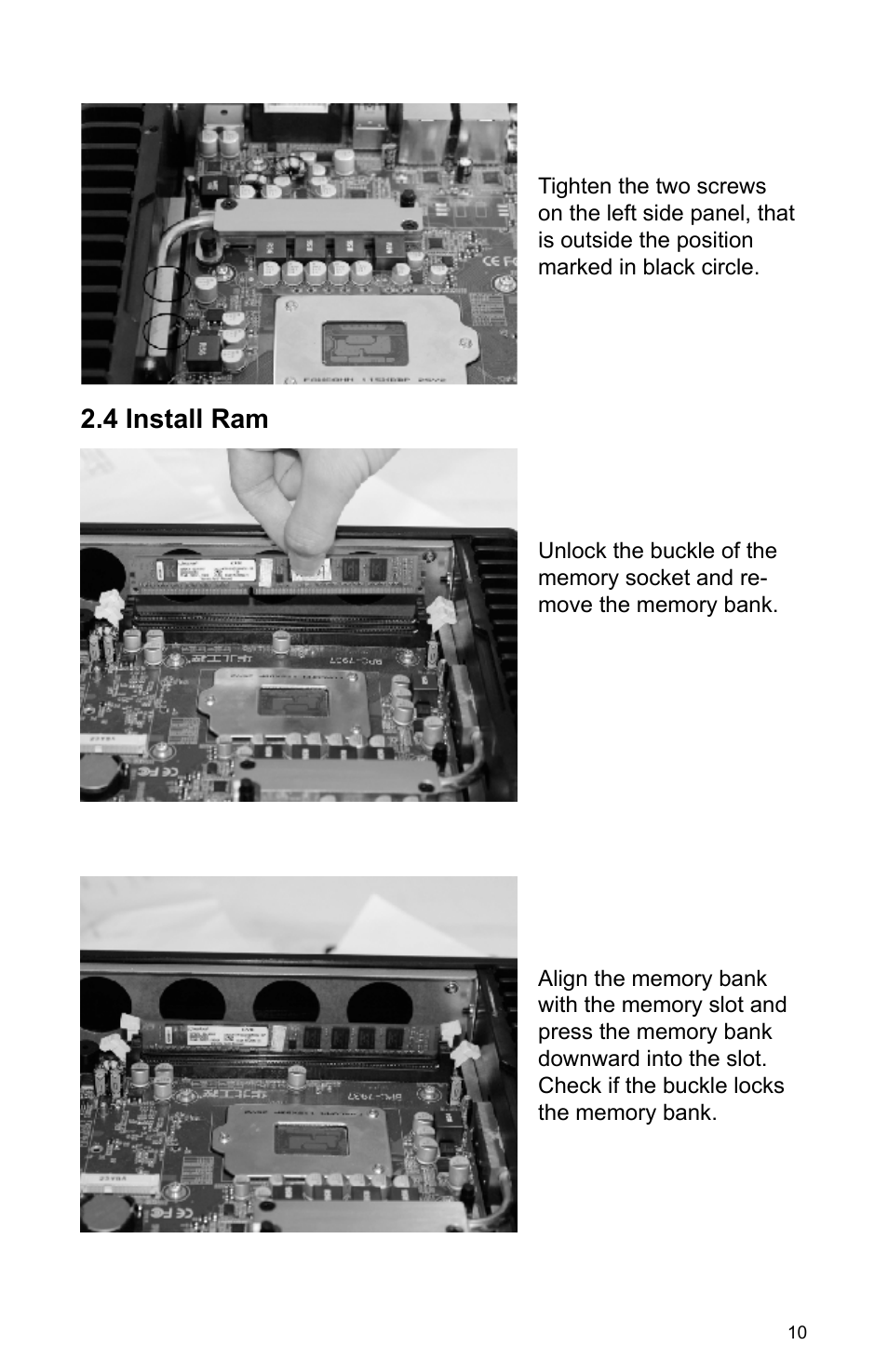 4 install ram | Habey BIS-6590 User Manual | Page 15 / 50