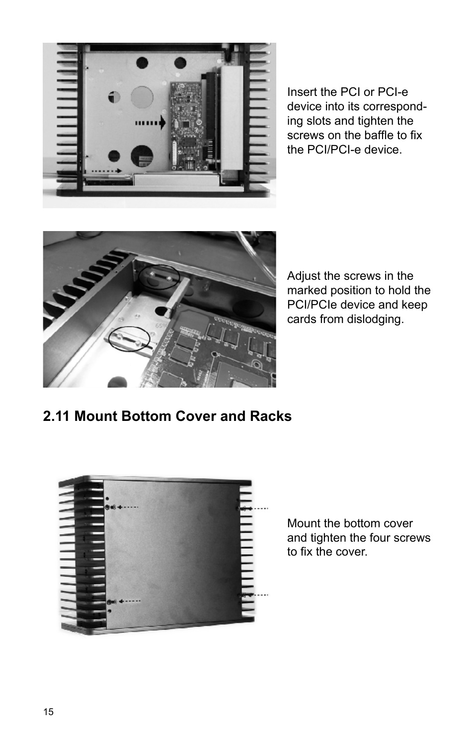 11 mount bottom cover and racks | Habey BIS-6590 User Manual | Page 20 / 50