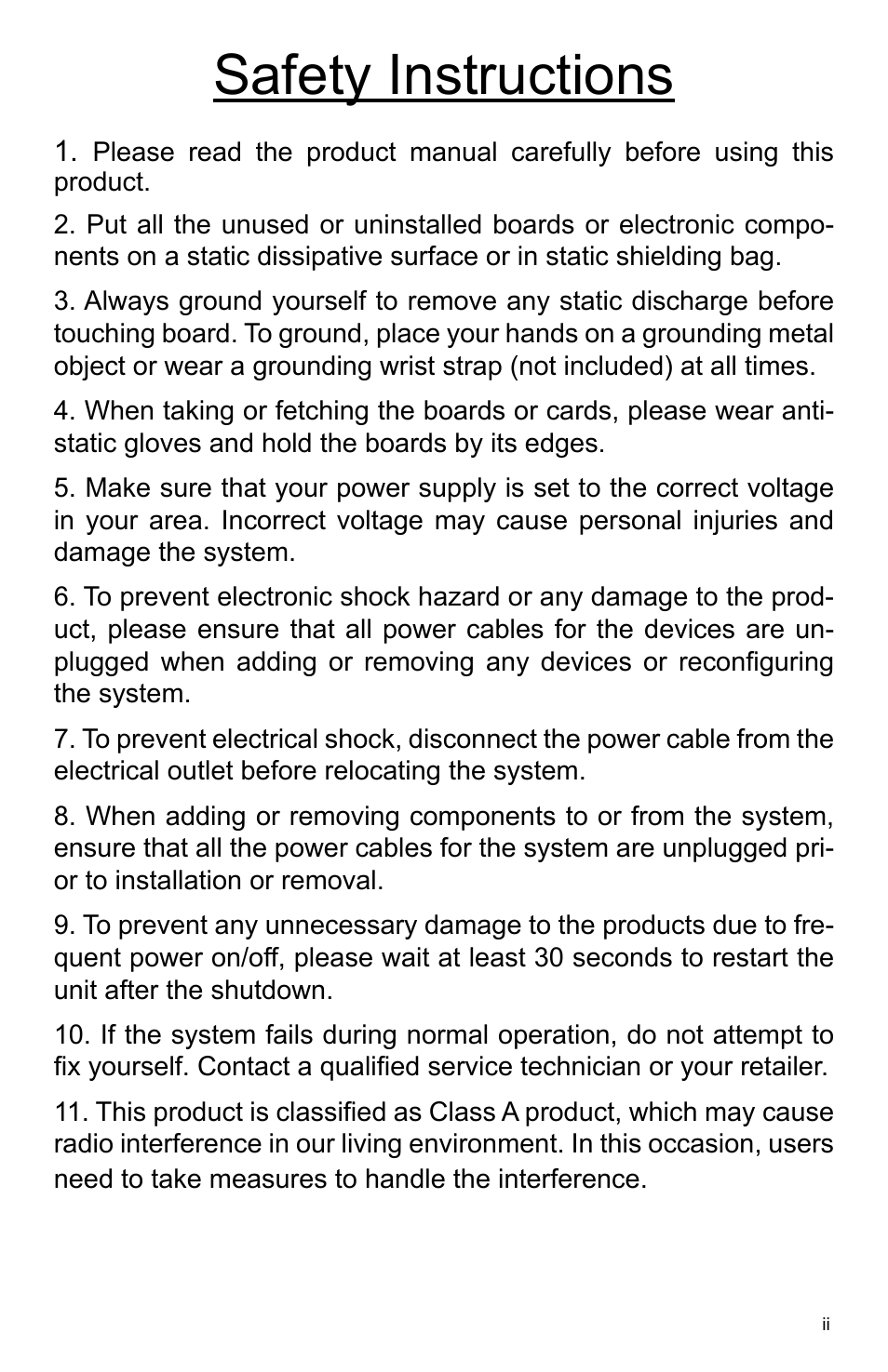 Safety instructions | Habey BIS-6590 User Manual | Page 3 / 50