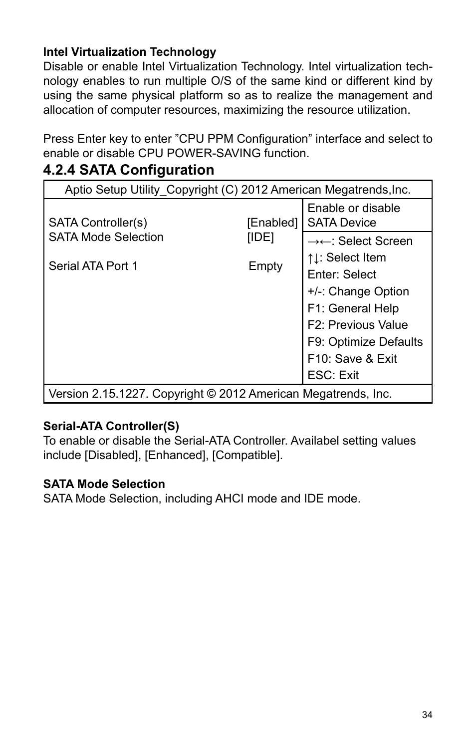 4 sata configuration | Habey BIS-6590 User Manual | Page 39 / 50