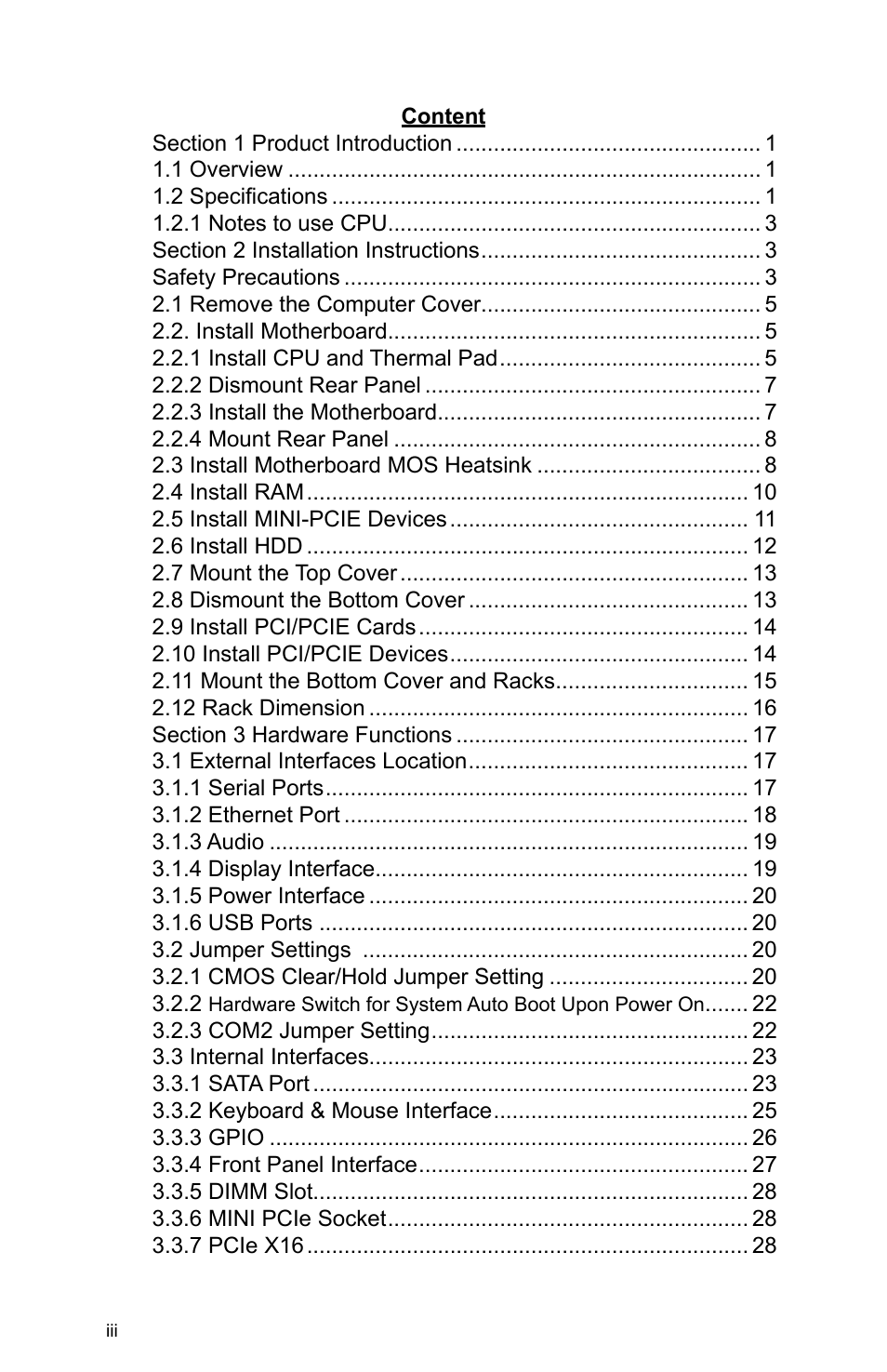 Habey BIS-6590 User Manual | Page 4 / 50