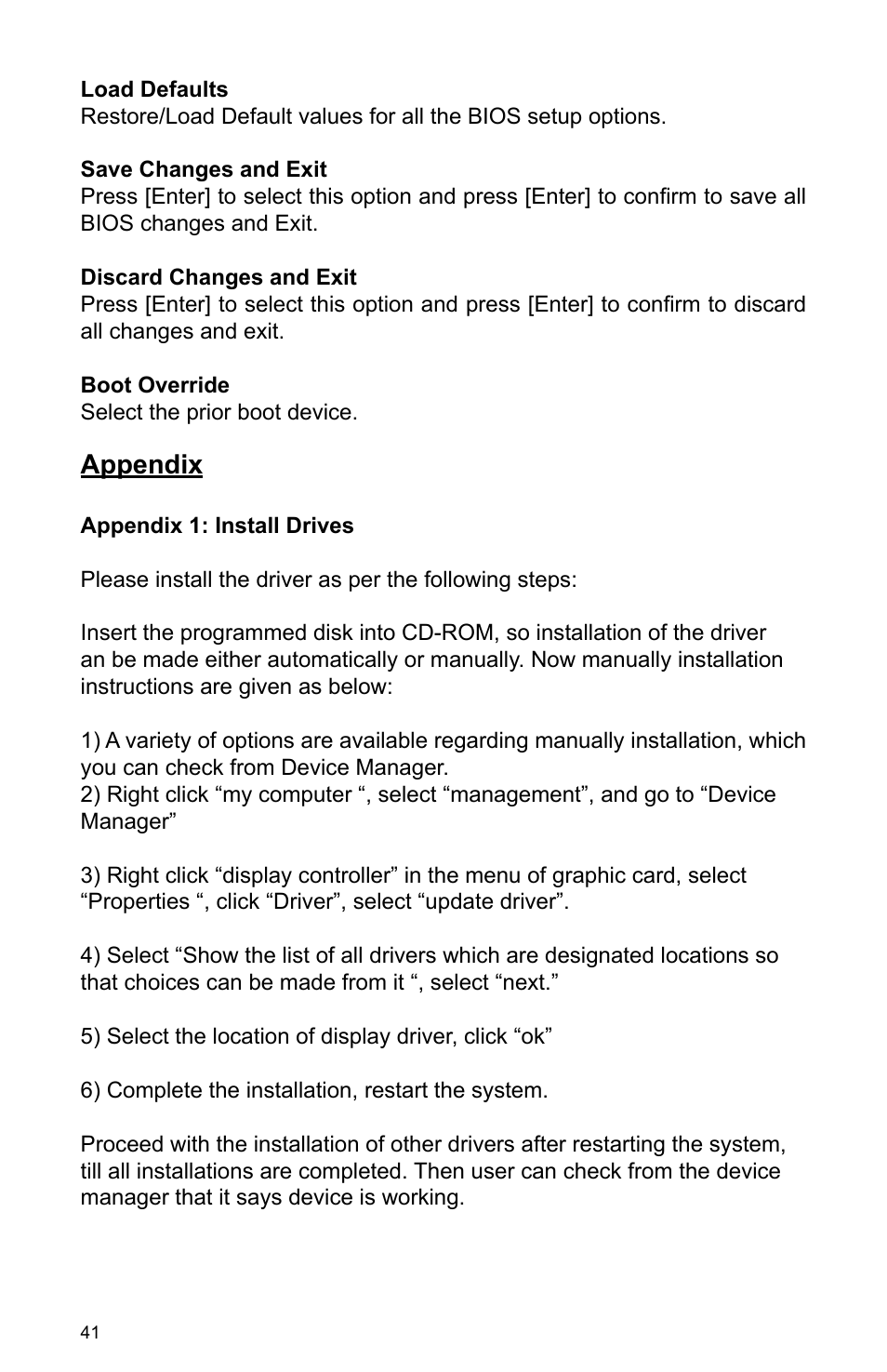 Appendix | Habey BIS-6590 User Manual | Page 46 / 50