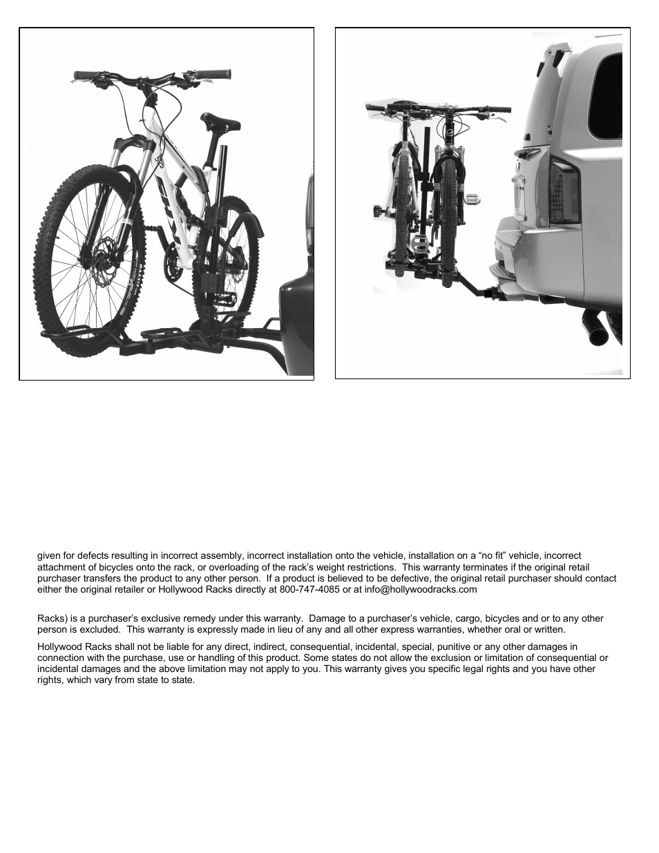 Hollywood Racks HR1000 SportRider 2 bike User Manual | Page 7 / 9