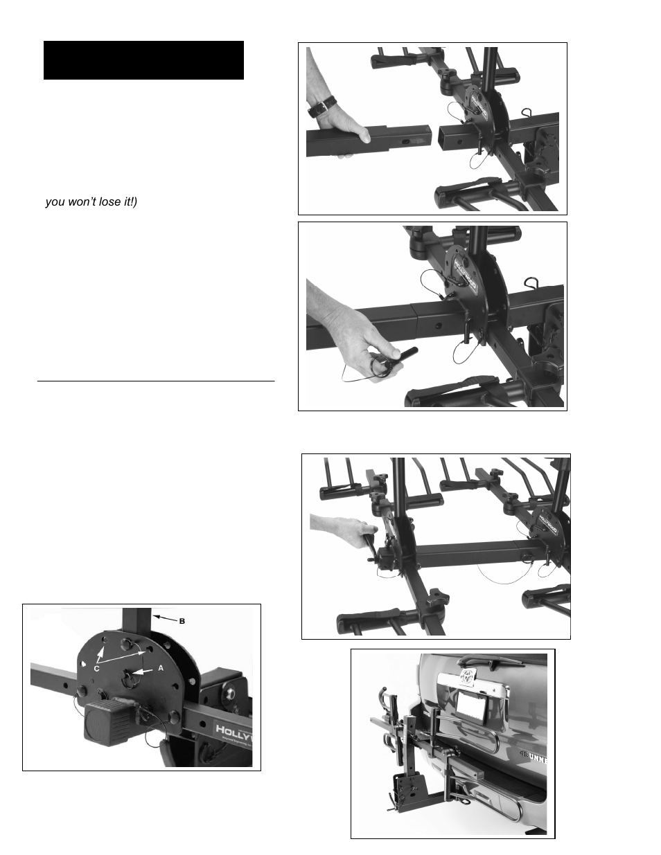 Hollywood Racks HR1450 SportRider SE User Manual | Page 4 / 6