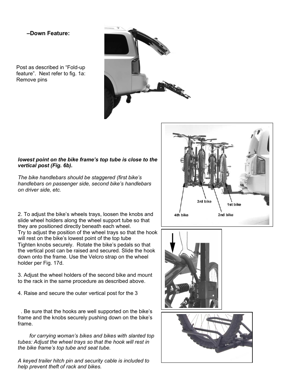 Hollywood Racks HR1450 SportRider SE User Manual | Page 5 / 6