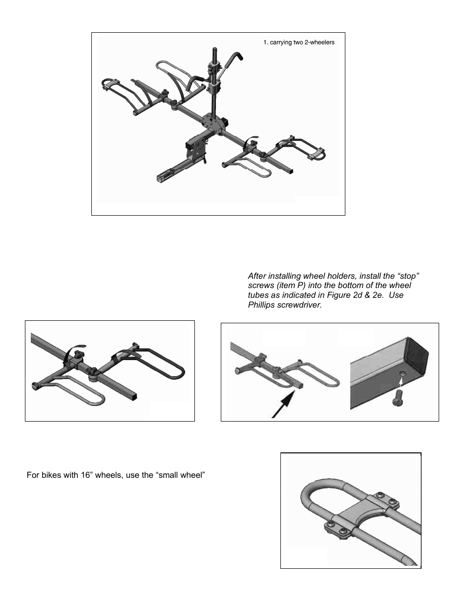 Hollywood Racks HR1450R SportRider SE 2 Recumbent User Manual | Page 3 / 6