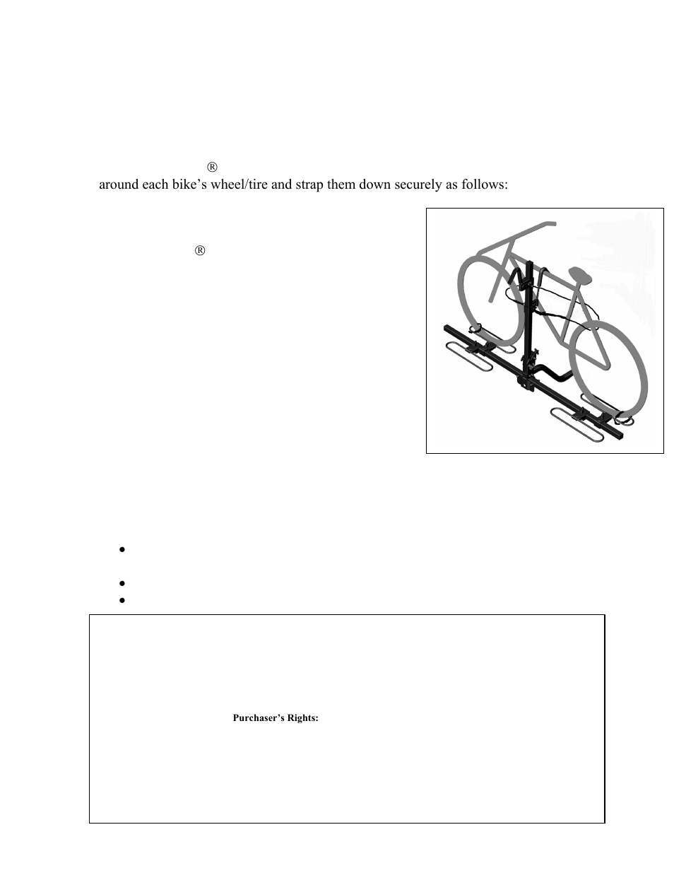 Hollywood Racks HR1000 SportRider 2 bike version 1 User Manual | Page 4 / 5