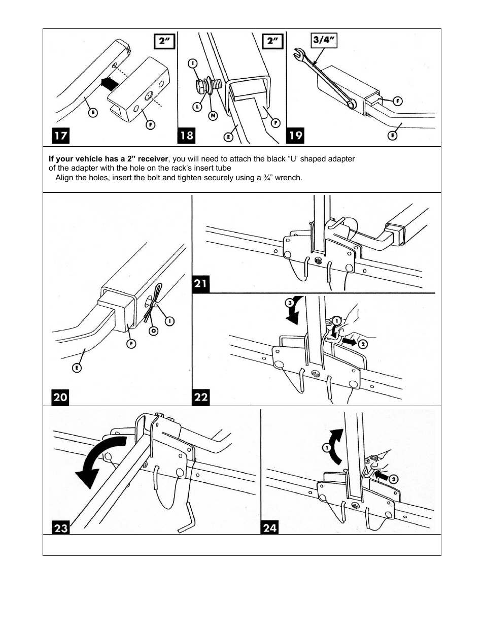 Hollywood Racks HR1000 SportRider 2 bike version 2 User Manual | Page 4 / 6