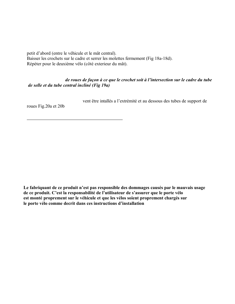 Hollywood Racks HR1000 SportRider 2 bike version 3 User Manual | Page 7 / 8