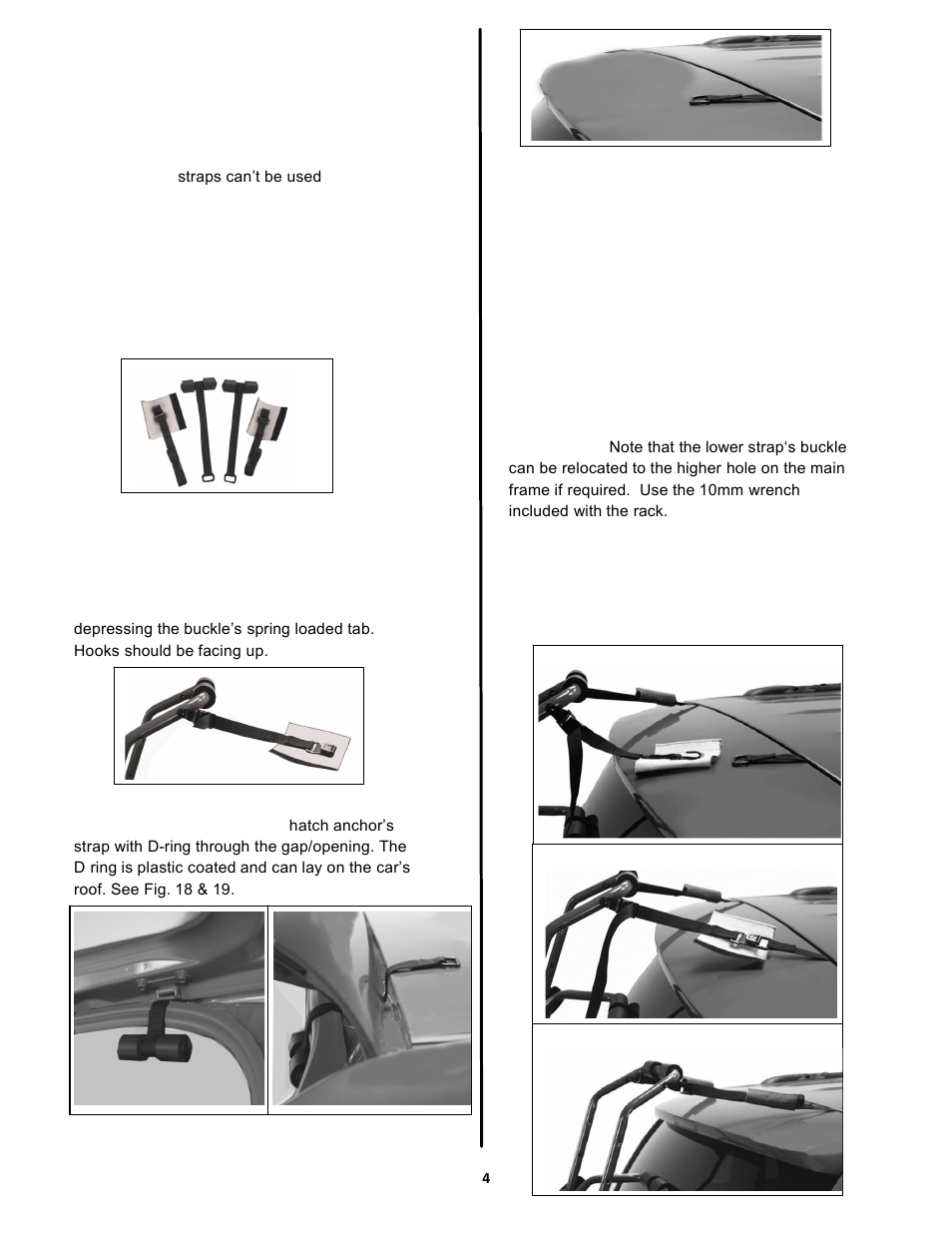 Installation using hatch anchors | Hollywood Racks F2 Spoiler User Manual | Page 4 / 8