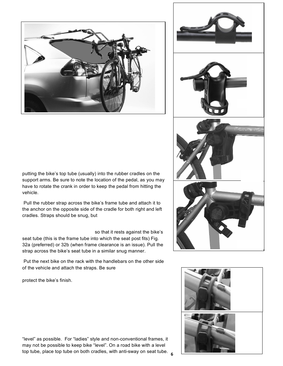 Mounting bikes on rack | Hollywood Racks F2 Spoiler User Manual | Page 6 / 8