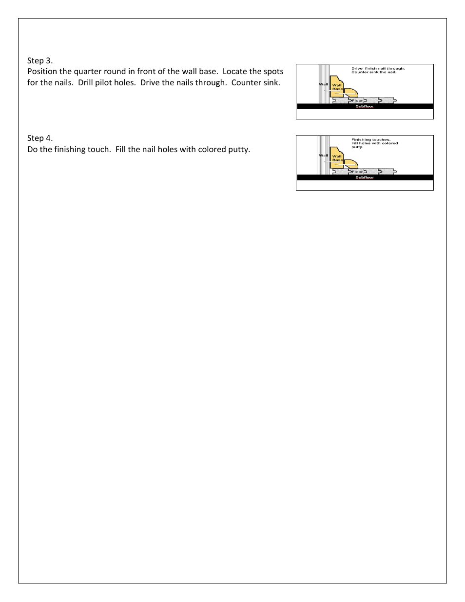 Home Legend Laminate and Cork Hard Surface Reducers User Manual | Page 8 / 8