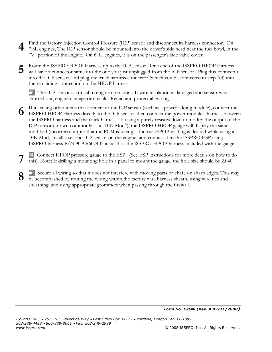 ISSPRO R82255 User Manual | Page 2 / 2